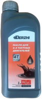 Масло 1л 4-х тактное полусинтетика SAE 10W40 Derzhi----
