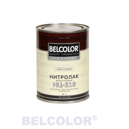 Лак мебельный НЦ-218 0,7кг глянцевый финиш Belcolor