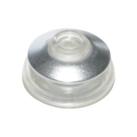 Шайба д/поликарбоната 10,5х22 оцинков.прозрачная резинка 100шт