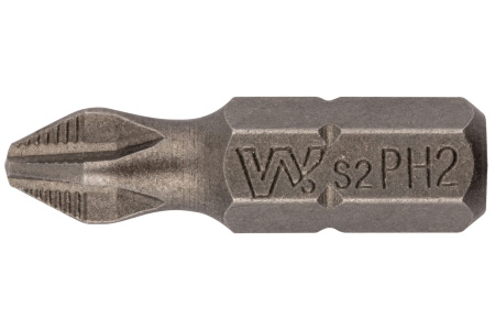 Бита PH2х 25мм с насечкой 1шт Whirlpower---