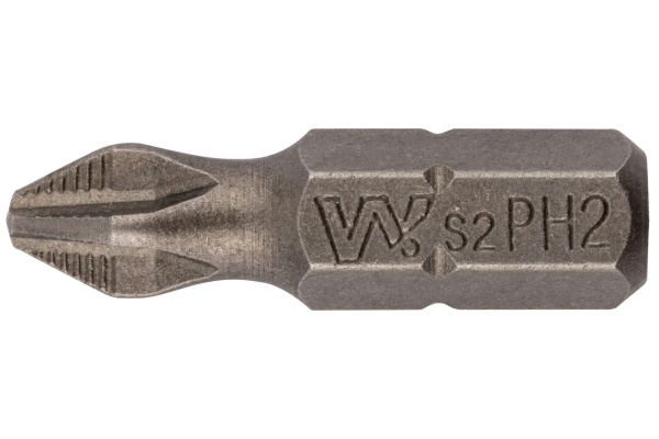 Бита PH2х 25мм с насечкой 1шт Whirlpower---
