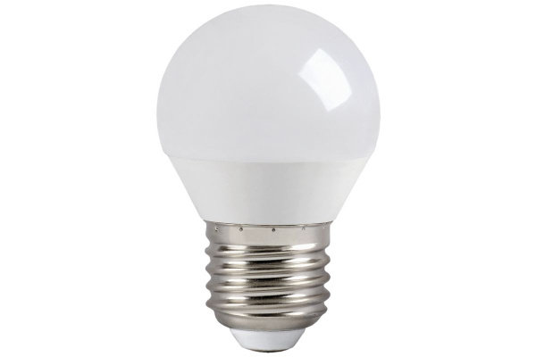 Лампа светодиодная Е27  5Вт Led 2700К теплый свет шар Эра---