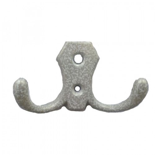 Крючок металл 2 рожковый №23 серебро Металлист Крючок металл 2 рожковый №23 серебро Металлист