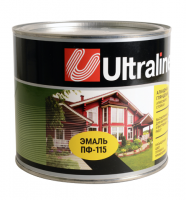 Эмаль ПФ-115 желтая 0,8 кг Ultra Lines Радуга---