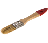 Кисть плоская 25х 5мм деревянная ручка натуральный ворс Color Expert Кисть плоская 25х 5мм деревянная ручка натуральный ворс Color Expert