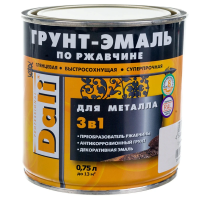 Грунт эмаль по ржавчине 3в1 серая 0,75л Dali(6) Грунт эмаль по ржавчине 3в1 серая 0,75л Dali(6)