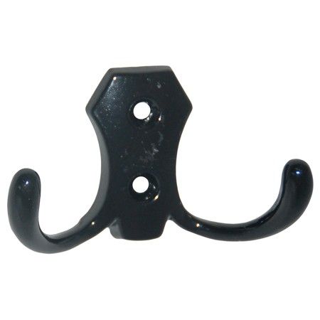 Крючок металл 2 рожковый №10 черный Металлист Крючок металл 2 рожковый №10 черный Металлист