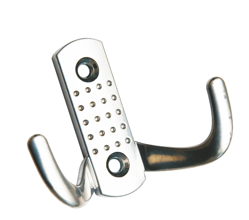 Крючок металл 2 рожковый №10 хром Металлист Крючок металл 2 рожковый №10 хром Металлист