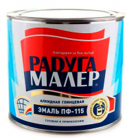 Эмаль ПФ-115 салатная 0,9 кг Радуга