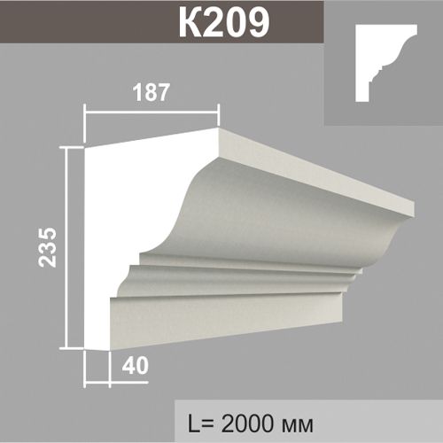 ФД Джем карниз К209 ФД Джем карниз К209