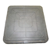 Люк полимер  650х650мм легкий квадратный 3тонн---