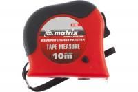 Рулетка  10мх25мм 2к-корпус, двойная плавн.фиксация Matrix Рулетка  10мх25мм 2к-корпус, двойная плавн.фиксация Matrix