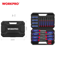 Набор отверток и бит  56шт PH/SL Workpro Набор отверток и бит  56шт PH/SL Workpro