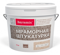 Покрытие универсальное Bayramix Kashmir White мраморная штукатурка 0,5-1,0мм 15кг K Покрытие универсальное Bayramix Kashmir White мраморная штукатурка 0,5-1,0мм 15кг K