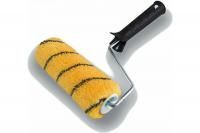Валик эмаль алкид 180х42х11х6мм 950г/м2 полиакрил желтый, черная полоса Тигр Decor(55)*