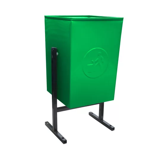 Урна прямая 20л зеленая-----