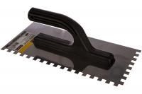 Гладилка стальная 130х270мм зуб  8х8мм Biber