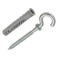 Дюбель с полукольцом 10х 45 2шт Дюбель с полукольцом 10х 45 2шт