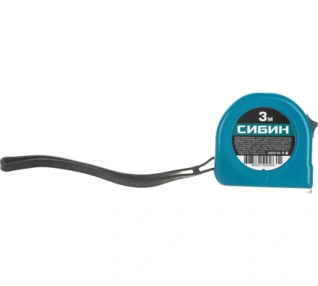 Рулетка   3мх16мм с фиксатором Сибин Рулетка   3мх16мм с фиксатором Сибин
