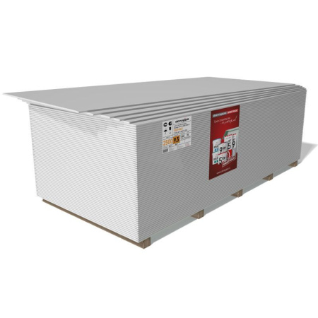 Гипсокартон  9,5мм 1,2х2,5 Danogips Гипсокартон  9,5мм 1,2х2,5 Danogips