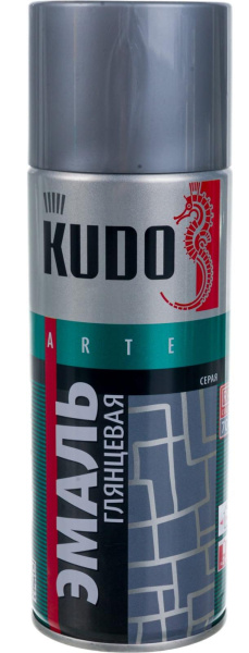 Эмаль алкидная серая 520мл 1018 Kudo(12)