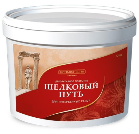 Покрытие декоративное D721 Шелковый путь  3кг Optimist Elite Покрытие декоративное D721 Шелковый путь  3кг Optimist Elite