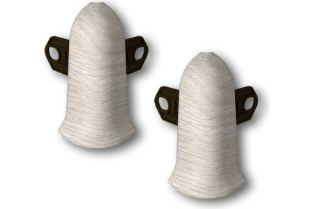 Плинтус Идеал 3Д 55 Классик 251 угол наружний ясень