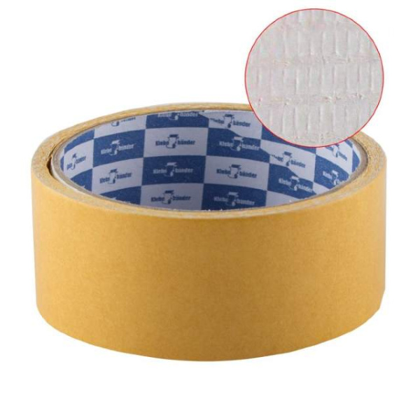 Лента двусторонняя ткань 38ммх10м Klebebander