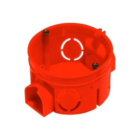 Коробка установочная для бетона  68х45мм Gusi синяя с ушками Hegel