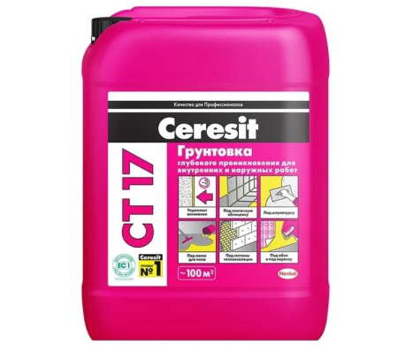 Грунтовка универсальная 10,0л СТ17 Ceresit Henkel