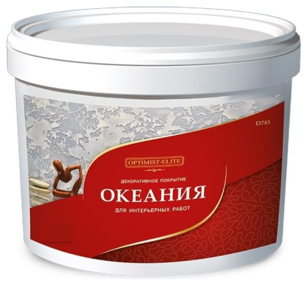 Покрытие декоративное D743 Океания  7кг Optimist Elite Покрытие декоративное D743 Океания  7кг Optimist Elite