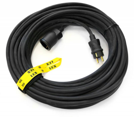 Удлинитель силовой КГ 3х2,5 16А 10м 1-розетка с/з IP20 без катушки У-161-10 Lux