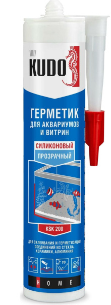 Герметик силиконовый для аквариумов 280мл прозрачный Kudo(12) Герметик силиконовый для аквариумов 280мл прозрачный Kudo(12)