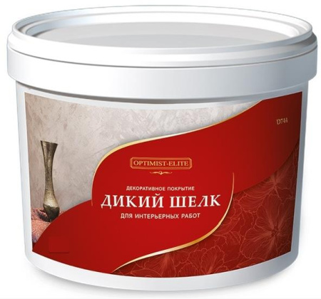 Покрытие декоративное D744 Дикий шелк 3кг Optimist Elite Покрытие декоративное D744 Дикий шелк 3кг Optimist Elite