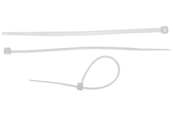 Хомут нейлоновый  4,8х500мм  25шт белый Зубр