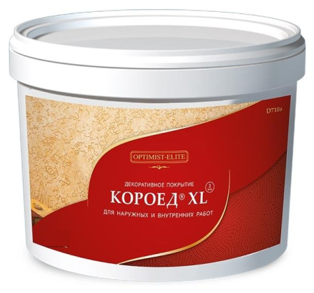 Покрытие декоративное D710а Короед XL 15кг Optimist Elite
