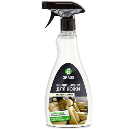 Очиститель-кондиционер кожи спрей Leather Cleaner Conditioner 0.6л Grass