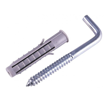 Дюбель с прямым крюком 10х50 2шт 