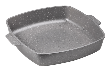 Противень 280х280мм литые ручки без крышки графит Горница(43)