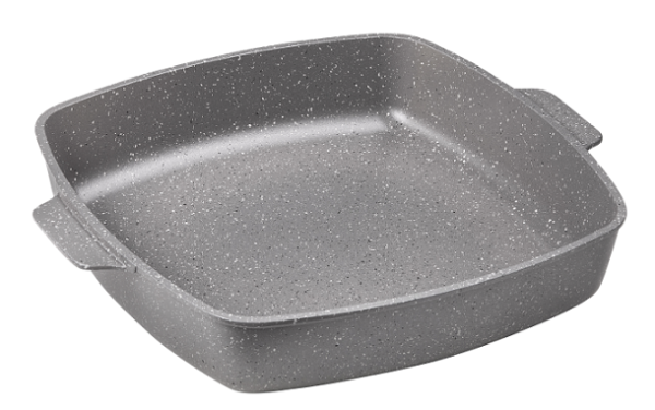 Противень 280х280мм литые ручки без крышки графит Горница(43)
