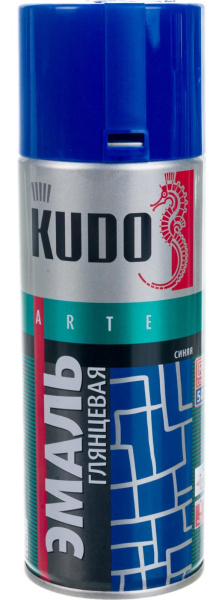 Эмаль алкидная синяя 520мл 1011 Kudo