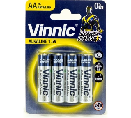 Батарейка АА LR6 щелочная Vinnic