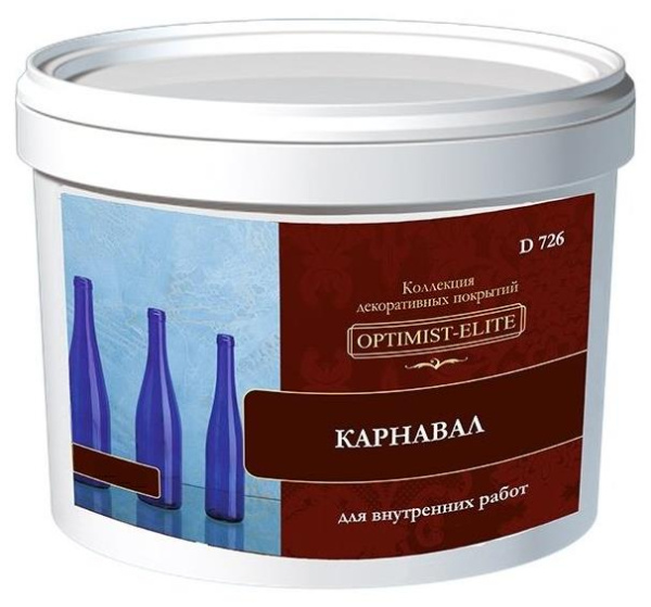 Покрытие декоративное D726 Карнавал  7кг Optimist Elite Покрытие декоративное D726 Карнавал  7кг Optimist Elite