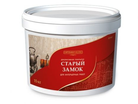 Покрытие декоративное D707 Старый замок  7кг Optimist Elite