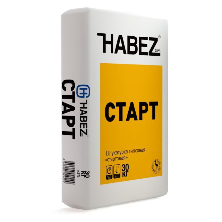 Штукатурка гипсовая 30кг старт Habez